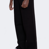 Black Heavyweight Soft-Knit Sweatpants