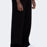 Black Heavyweight Soft-Knit Sweatpants